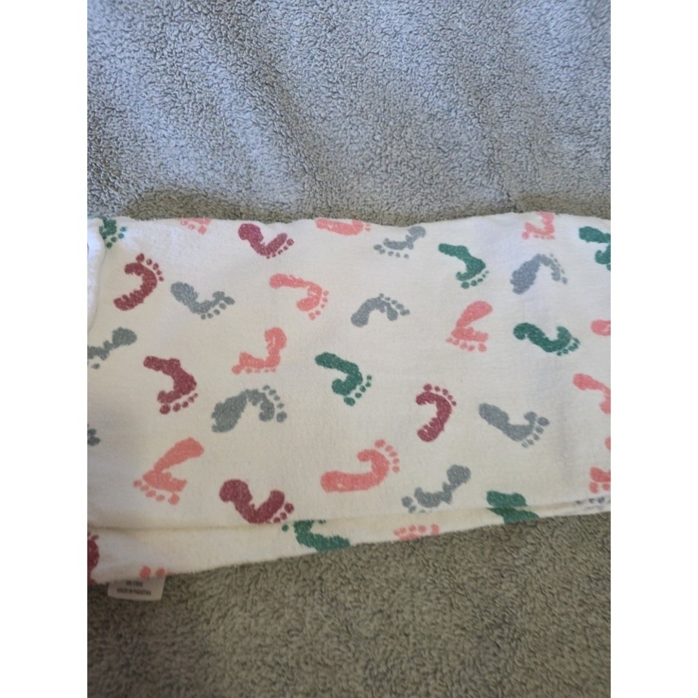 Standard Textile Hospital Foot Print Baby Receiving Blanket Classic‎ 100% Cotton